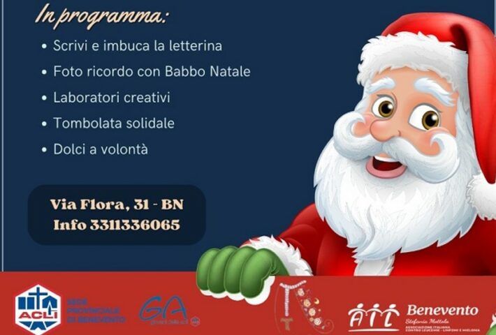 Alle Acli di Benevento arriva Babbo Natale