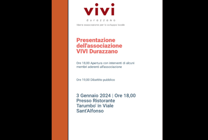 Presentazione associazione ‘VIVI Durazzano’