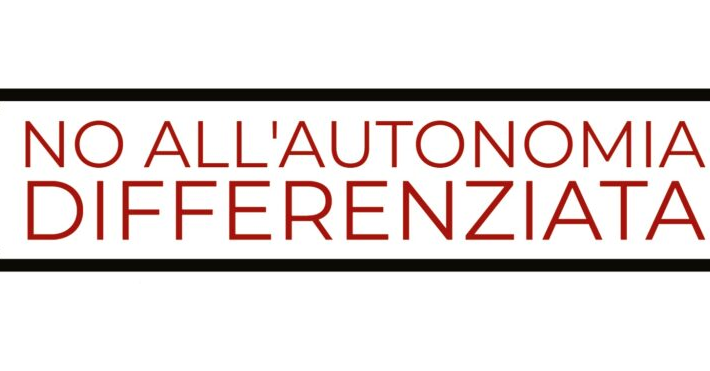 Presidio contro l’autonomia differenziata