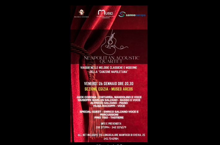 Tributo alla canzone napoletana del “Neapolitan Acoustic Quartet”