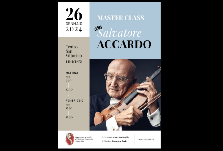 Masterclass del maestro Salvatore Accardo