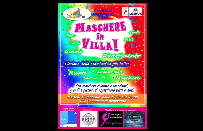 Carnevale Beneventano ‘Maschere in Villa’