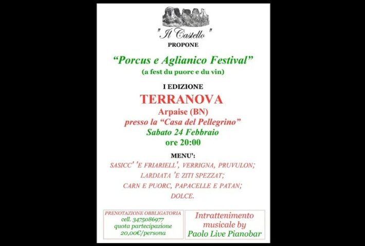 “Porcus e Aglianico Festival”