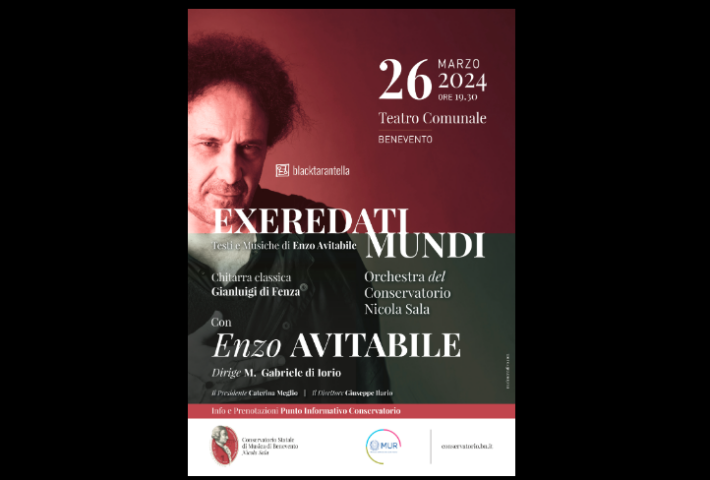 “Exeredati Mundi”: Enzo Avitabile e l’Orchestra del “Nicola Sala” in concerto