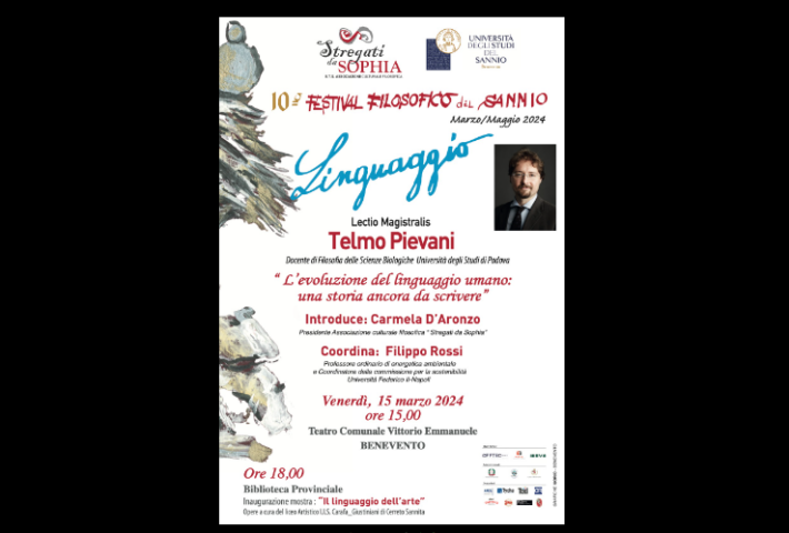 Lectio Magistralis del prof. Telmo Pievani