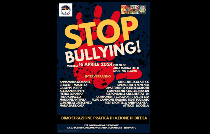 Convegno ‘Stop Bullying’