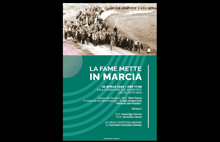 Convegno ‘La fame mette in marcia’