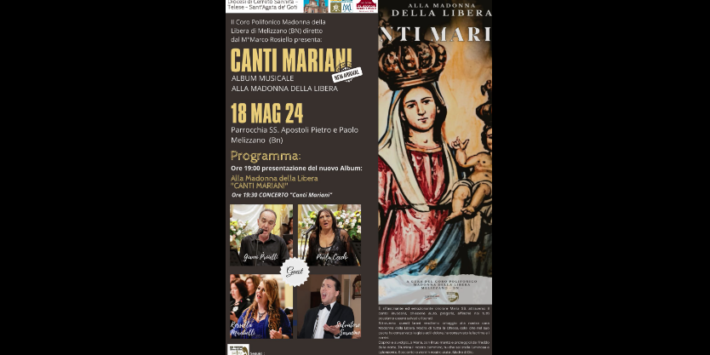 Presentazione Album Musicale “Canti Mariani”