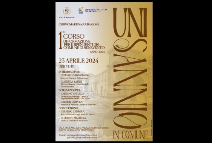 Primo corso di formazione “UNISANNIO in Comune”