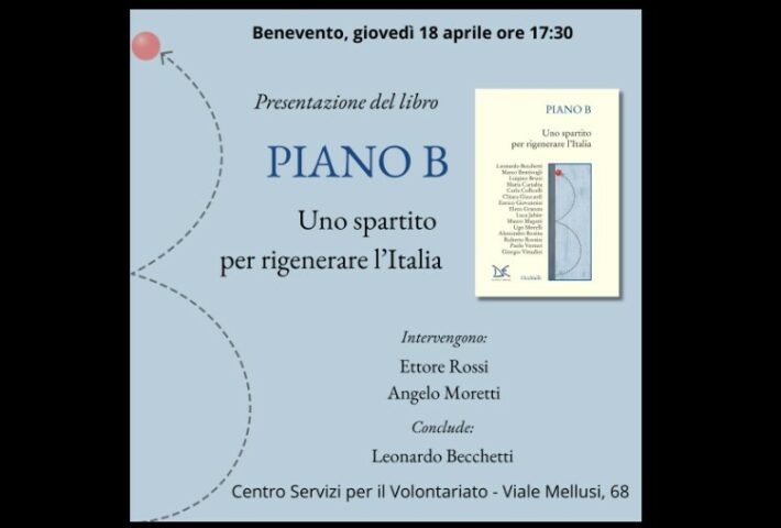 Presentazione libro “Piano B. Uno spartito per rigenerare l’Italia”