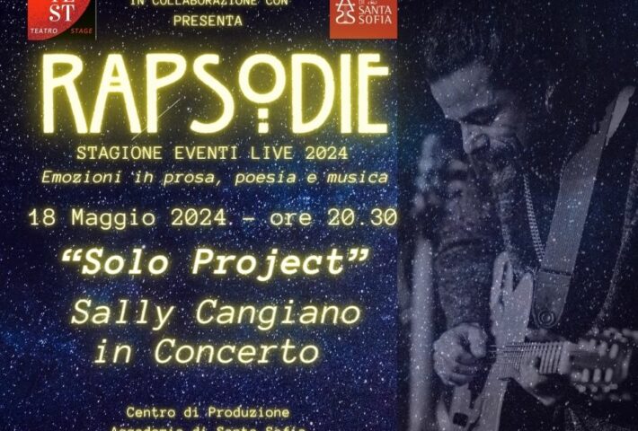 Concerto “Solo Project” di Sally Cangiano