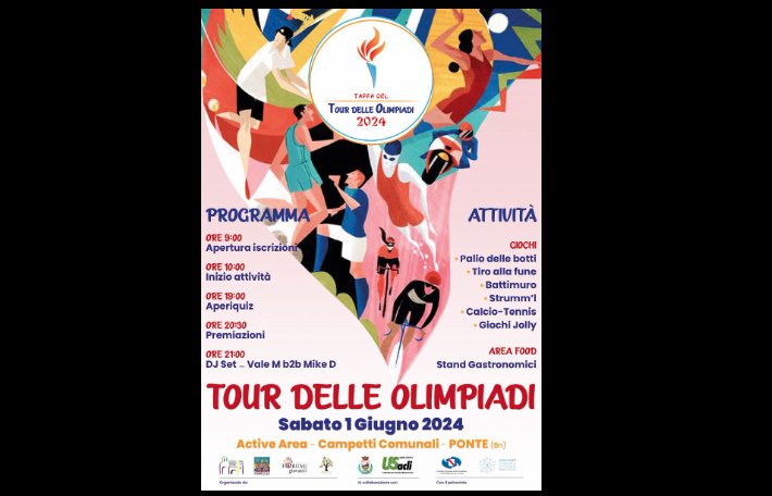 Il Tour delle Olimpiadi a Ponte