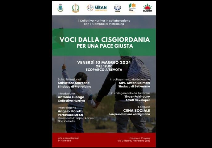 “Voci dalla Cisgiordania – per una pace giusta”