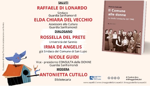 Presentazione libro “Il Comune alle donne. Le dodici sindache del 1946”