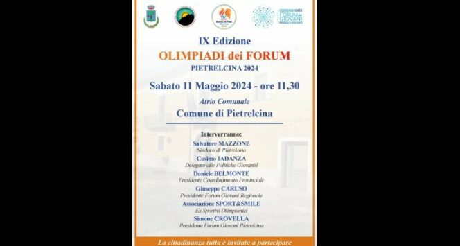 Presentazione “Olimpiadi dei Forum – Pietrelcina 2024”
