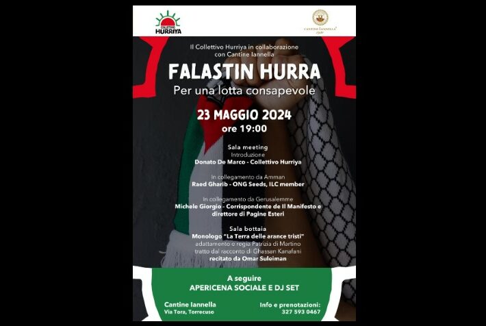 “Falastin Hurra – Per una Lotta Consapevole”