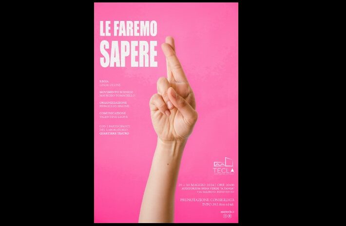 Spettacolo teatrale ‘Le faremo sapere’