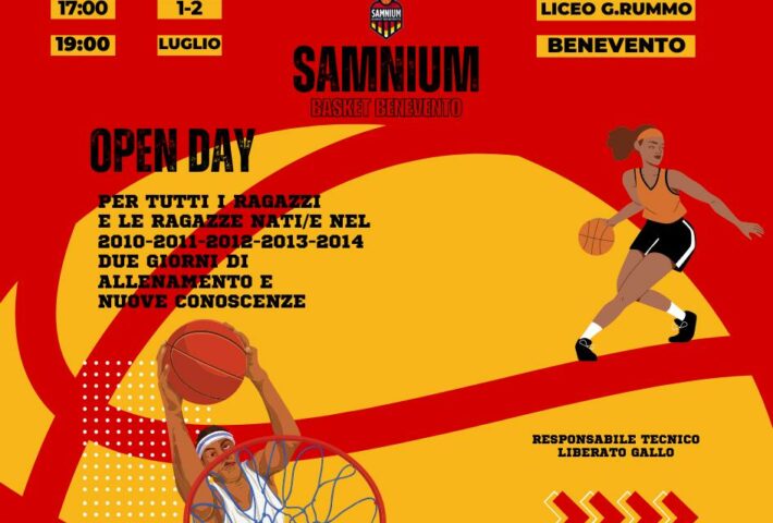 Open Day con la Samnium Basket Benevento