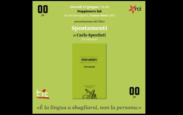 Presentazione libro ‘Spostamenti’