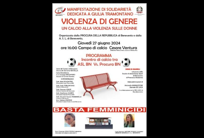 Evento/partita “un calcio alla violenza sulle donne”