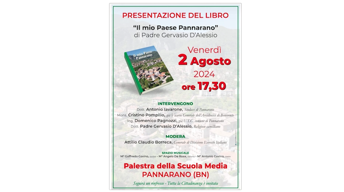 Presentazione del libro “Il mio Paese Pannarano”