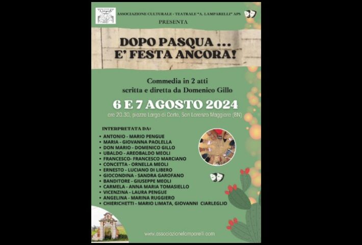 Spettacolo teatrale “Dopo Pasqua…è festa ancora”