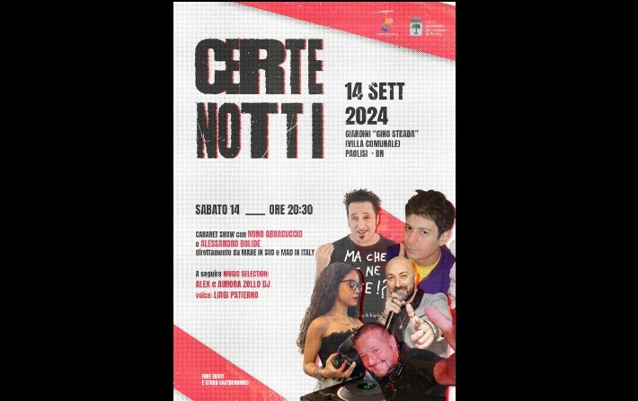 ‘Certe Notti’