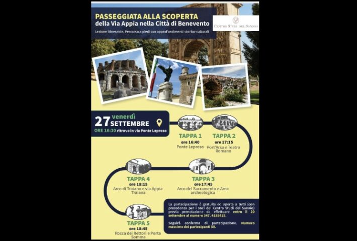 Passeggiata culturale alla scoperta dell’Appia