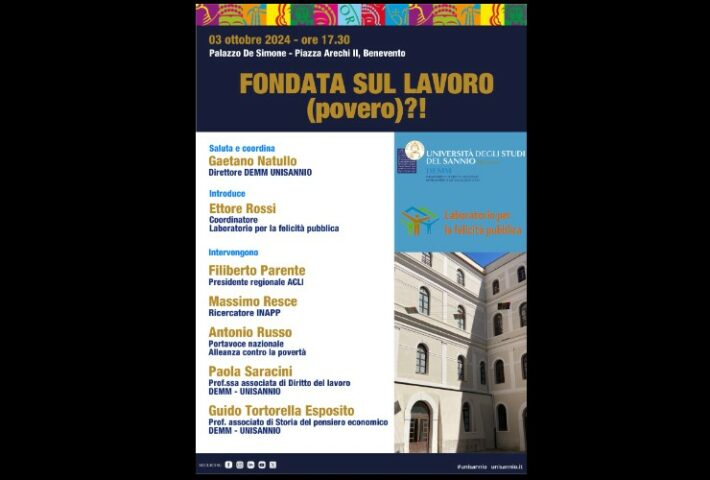 Seminario sul tema: “Fondata sul lavoro (povero)?!”