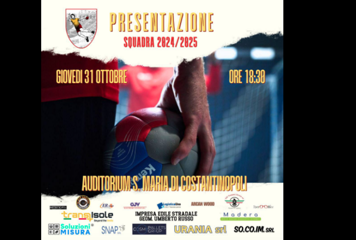 Presentazione stagione della Pallamano Benevento ’23