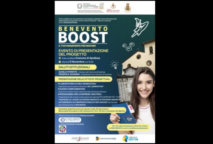 Incontro su ‘Benevento Boost’
