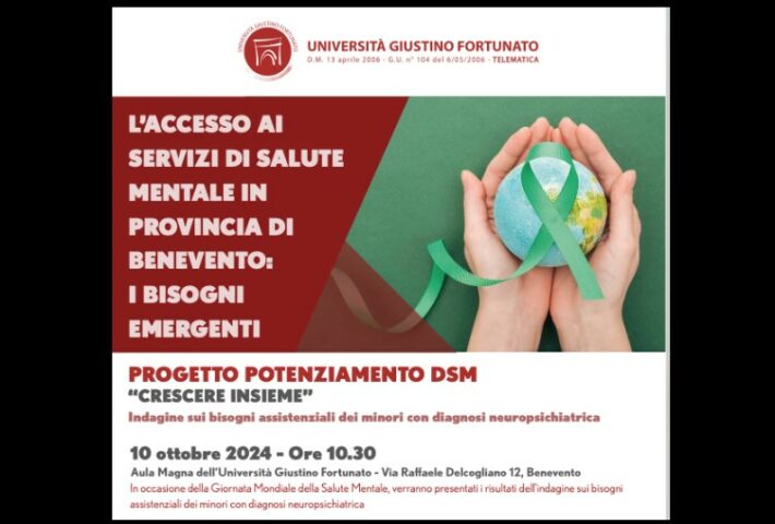 “L’accesso ai servizi di salute mentale in Provincia di Benevento: i bisogni emergenti”