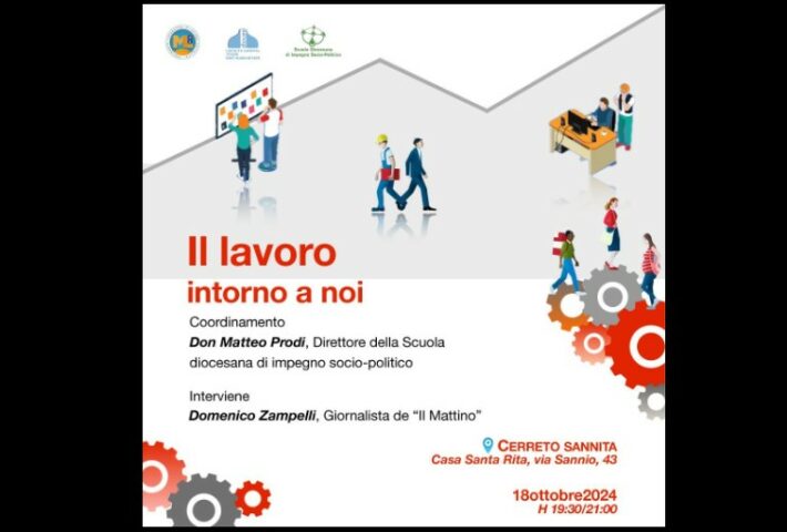 Primo evento formativo ‘Il lavoro intorno a noi’