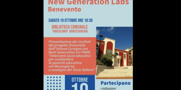 Presentazione risultati progetto dell’ambito B3 “New Generation Labs”