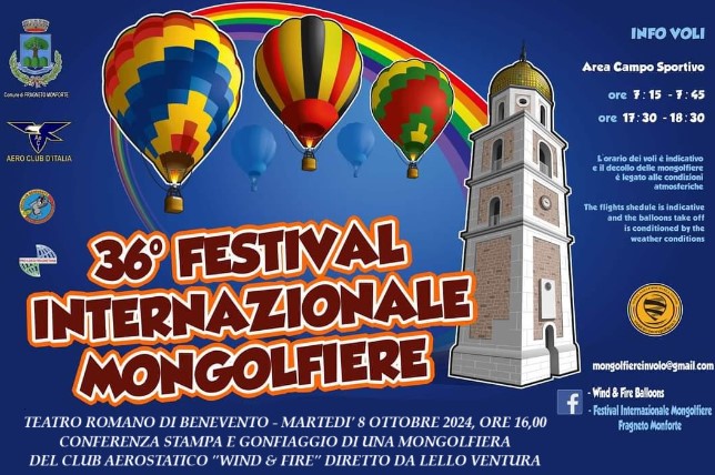 Presentazione 36° Festival internazionale delle mongolfiere