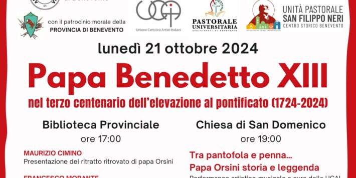 Convegno sul terzo centenario dell’elevazione al pontificato di papa Benedetto XIII