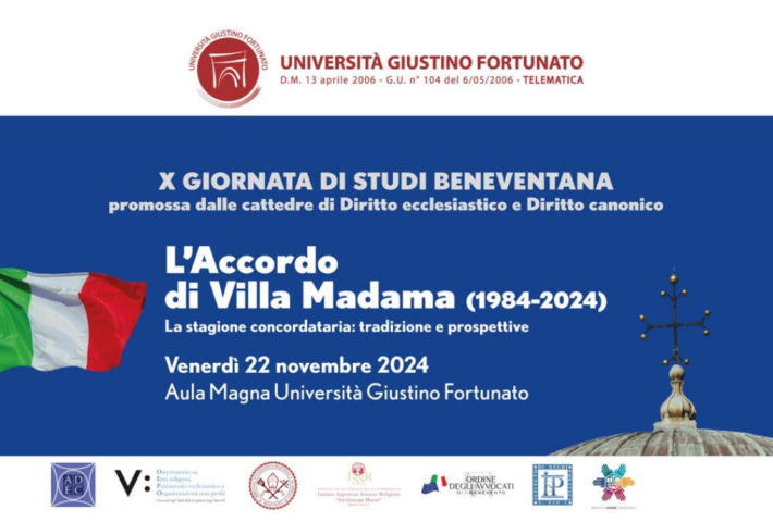 “L’Accordo di Villa Madama (1984-2024). La stagione concordataria: tradizione e prospettive”