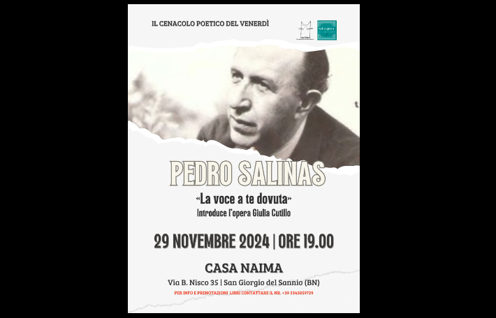 “La voce a te dovuta” di Pedro Salinas