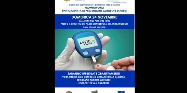 “I Lions contro il Diabete”