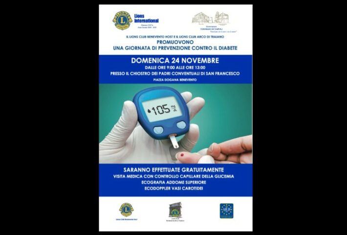 “I Lions contro il Diabete”