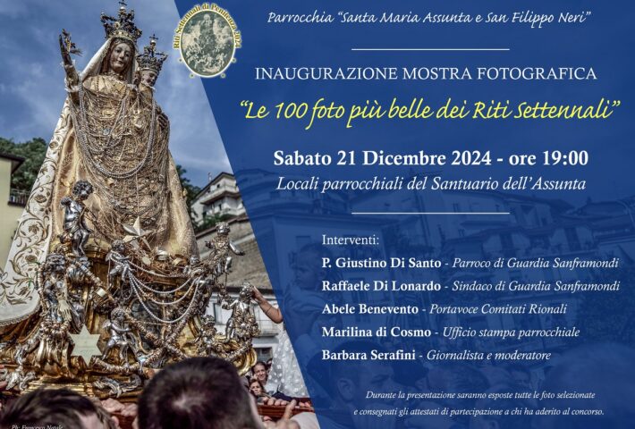 Inaugurazione mostra “Le 100 foto più belle dei Riti Settennali”
