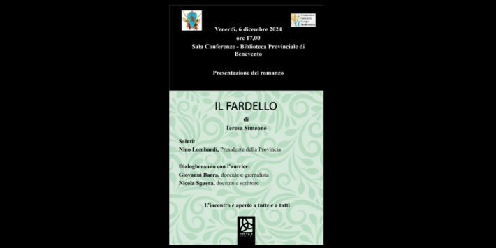 Presentazione libro ‘Il fardello’