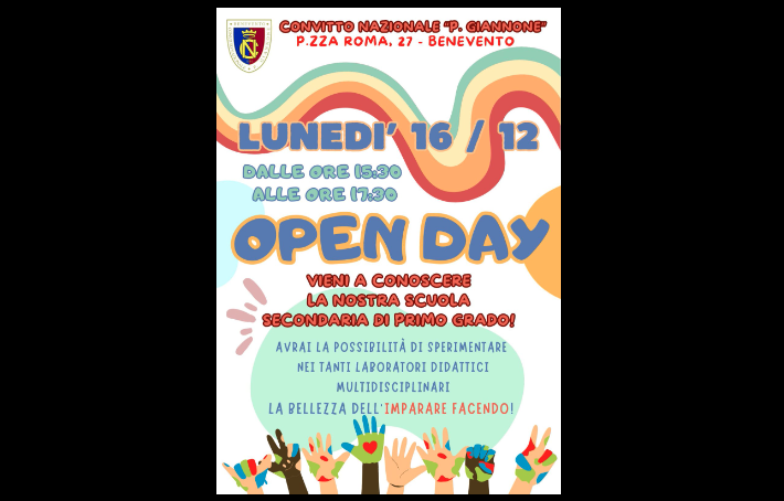 Open Day Convitto ‘Giannone’