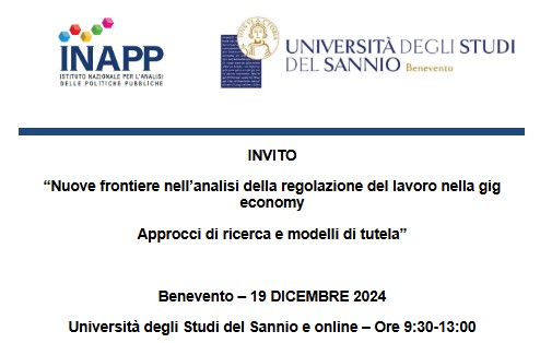 “Nuove frontiere nell’analisi della regolazione del lavoro nella gig economy: Approcci di ricerca e modelli di tutela”