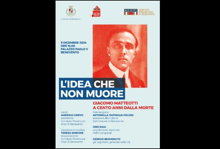 “L’idea che non muore. Giacomo Matteotti a cento anni dalla morte”