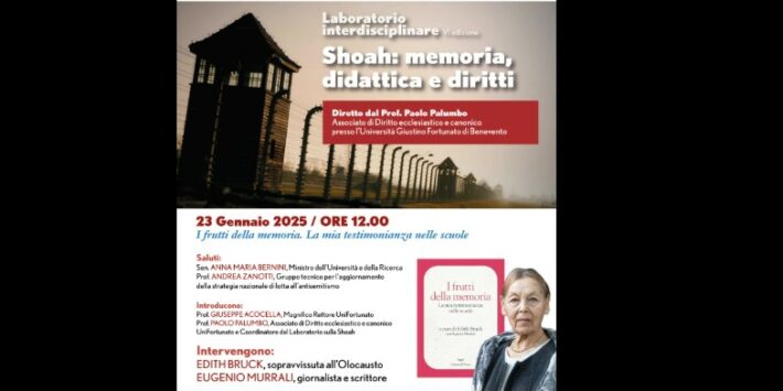 Incontro/testimonianza con Edith Bruck, sopravvissuta alla Shoah