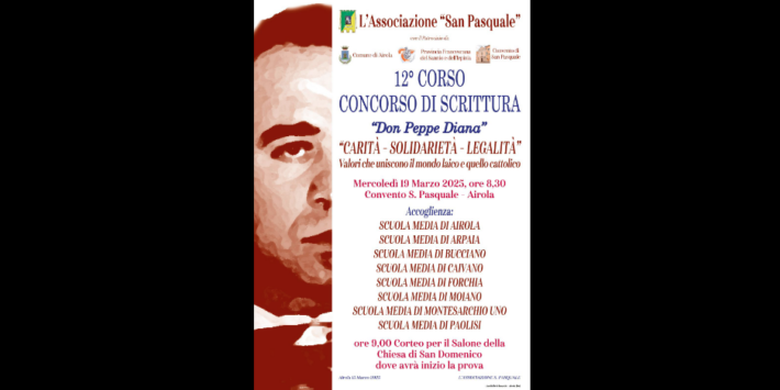 Accoglienza partecipanti Corso-Concorso di scrittura dedicato a don Peppe Diana