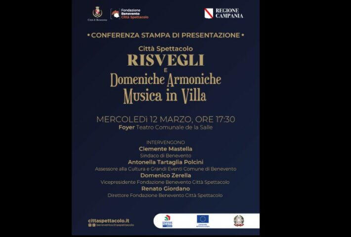 Presentazione “Città Spettacolo Risvegli” e “Domeniche Armoniche III edizione”