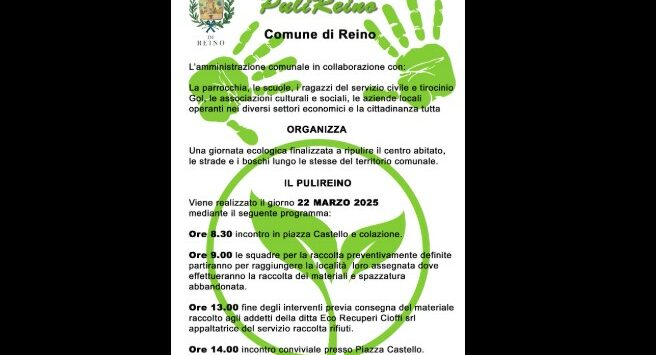 Giornata ecologica ‘PuliReino’