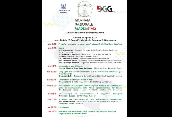“Giornata del Made in Italy – Dalla tradizione all’innovazione”